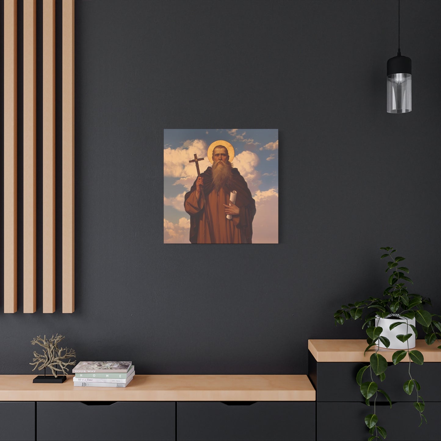 Saint Joannicus the Great / Loannikios of Mount Olympus - Gallery Wrapped Canvas - Print - Religious Art for your Home - Catholic Art Print