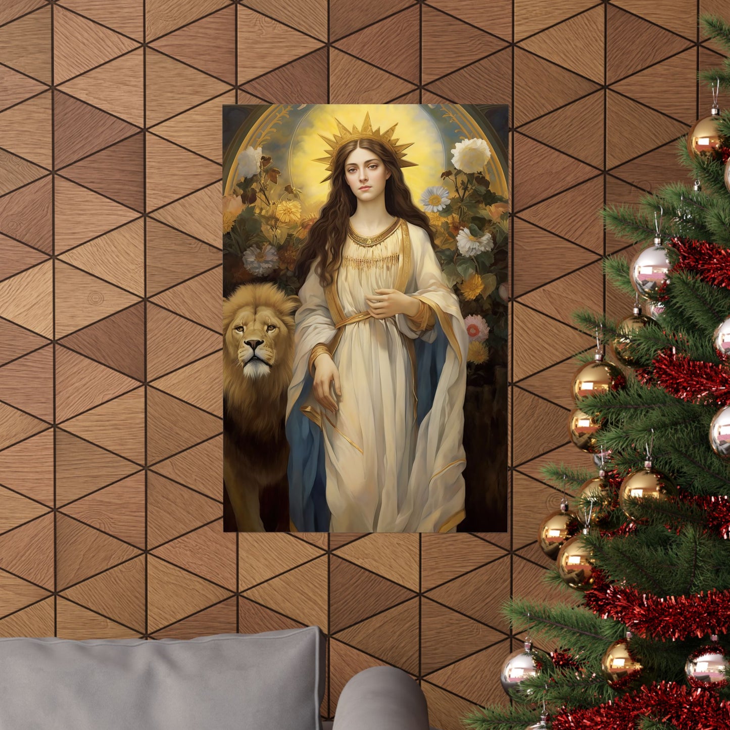 Saint Thecla - Sanctified Souls Print - Multiple Sizes - Premium Matte Vertical Posters