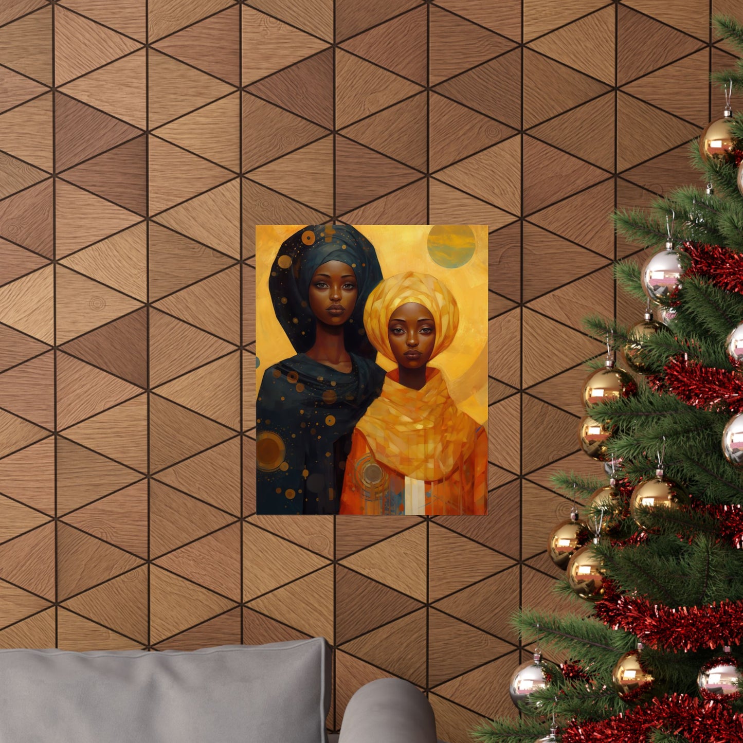 Saint Perpetua and Saint Felicity Print - Sanctified Souls Print - Multiple Sizes - Premium Matte Vertical Posters