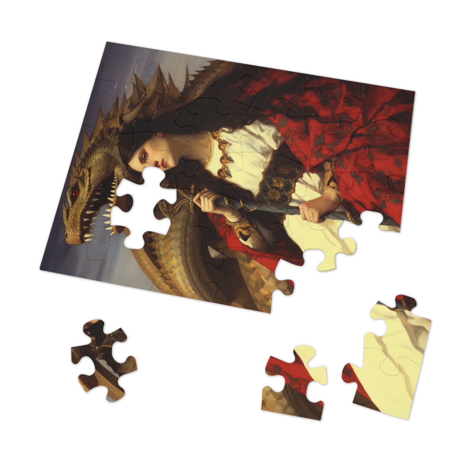 Saint Martha of Bethany - Puzzle and Keepsake Tin - Religious Jigsaw Puzzle (30, 110, 252, 500,1000-Piece) - Religious Puzzle