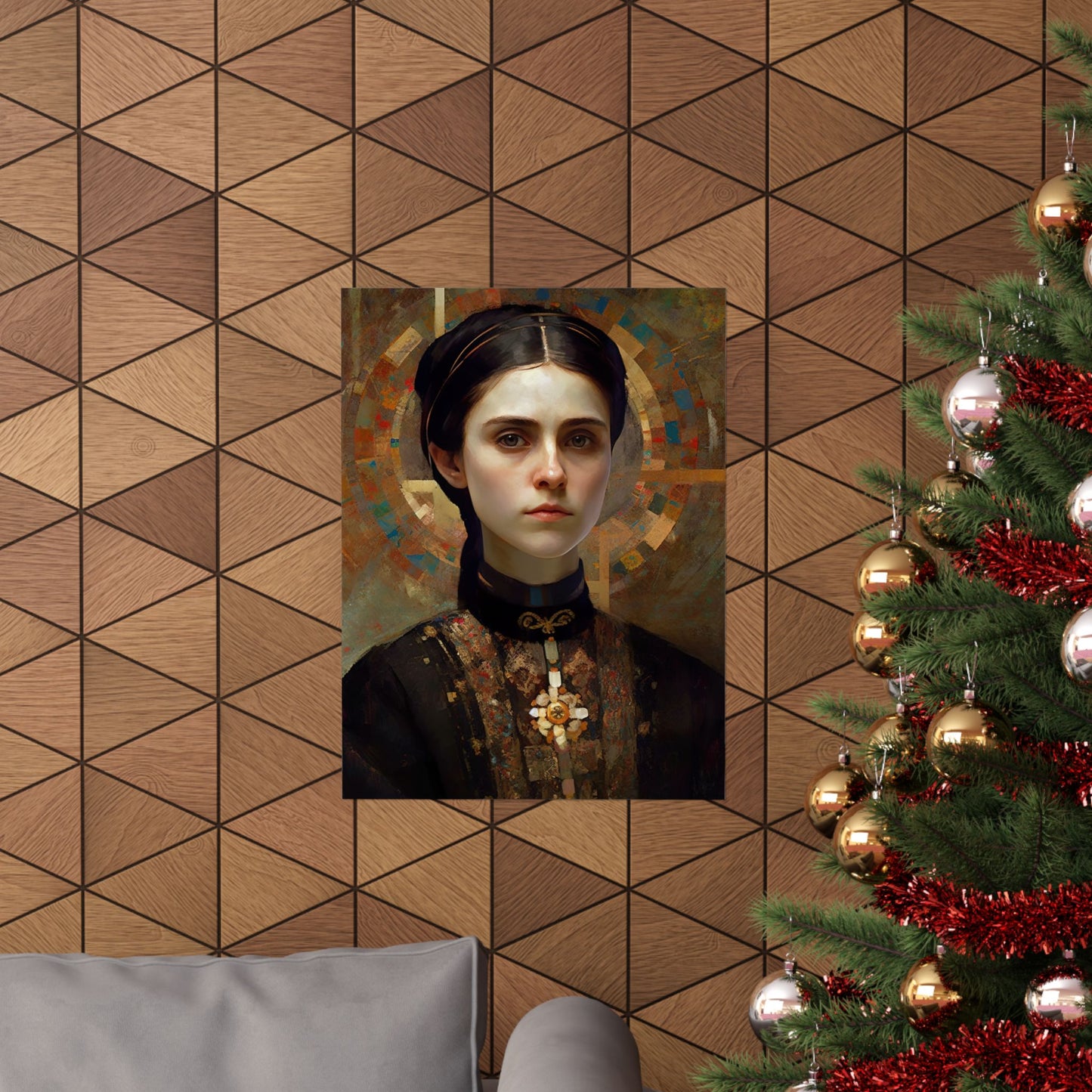 Saint Gemma Galgani Print - Sanctified Souls Print - Multiple Sizes - Premium Matte Vertical Posters