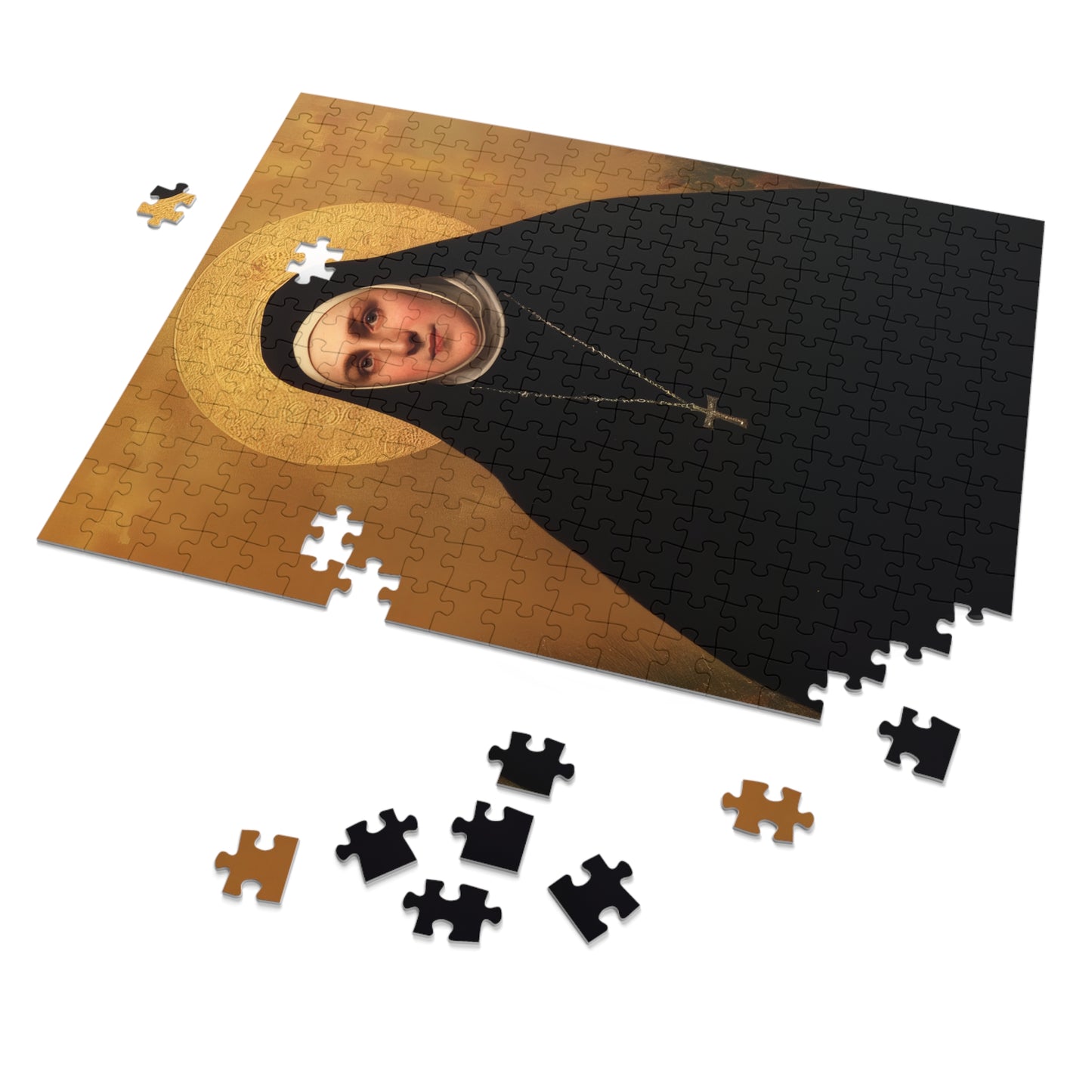Saint Geltrude Caterina Comensoli - Puzzle & Keepsake Tin - Religious Jigsaw Puzzle (30, 110, 252, 500,1000-Piece)