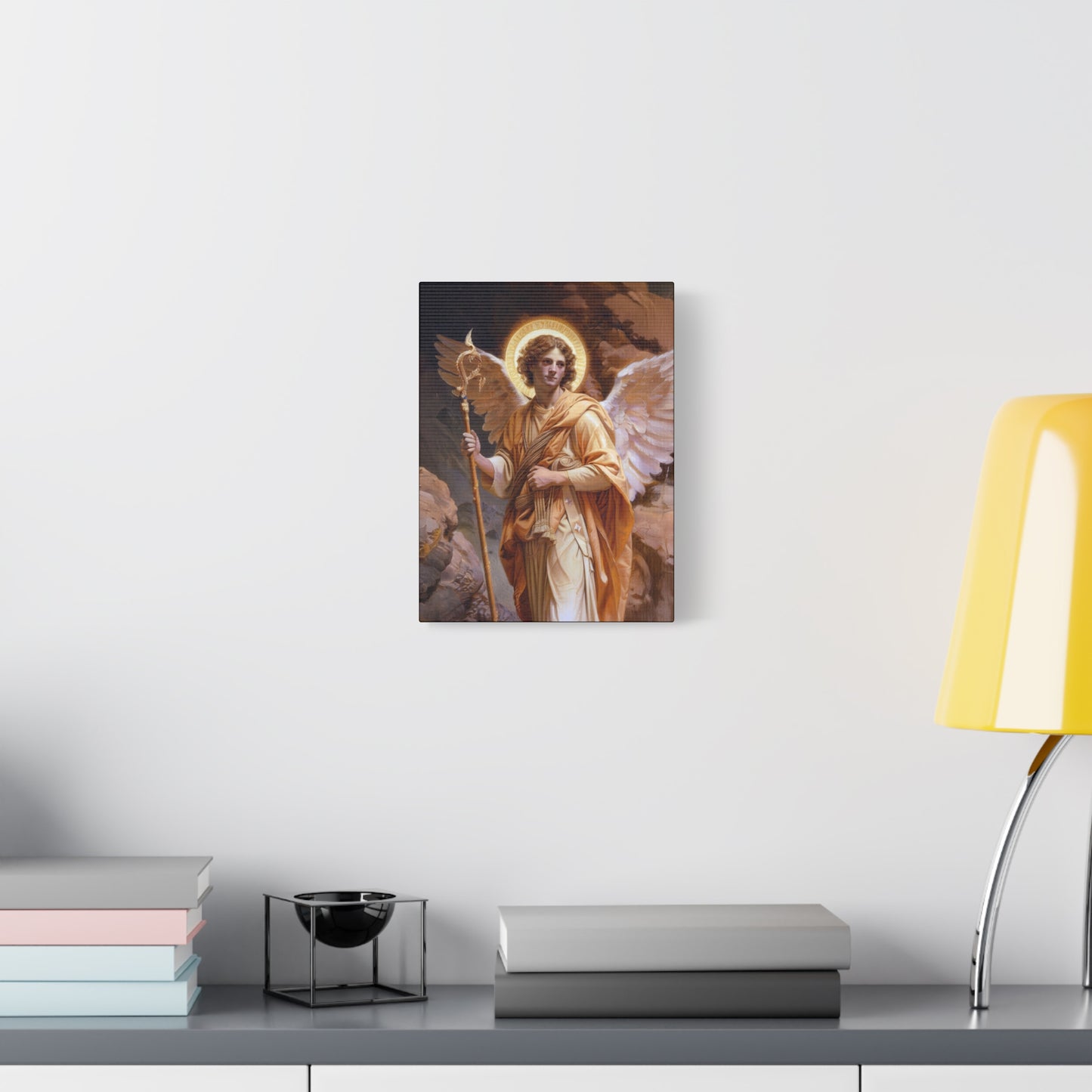 Saint Raphael the Archangel - Gallery Wrapped Canvas - Print - Religious Art for your Home - Catholic