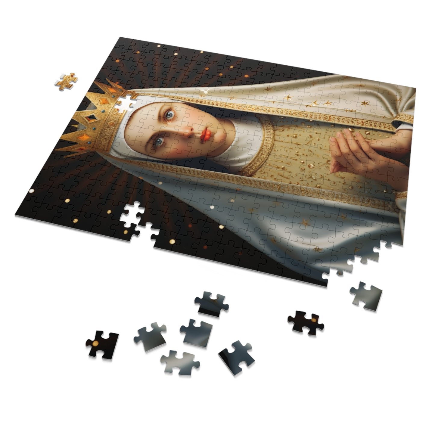 Saint Kinga of Poland - Puzzle and Keepsake Tin - Religious Jigsaw Puzzle (30, 110, 252, 500,1000-Piece) - Religious Puzzle