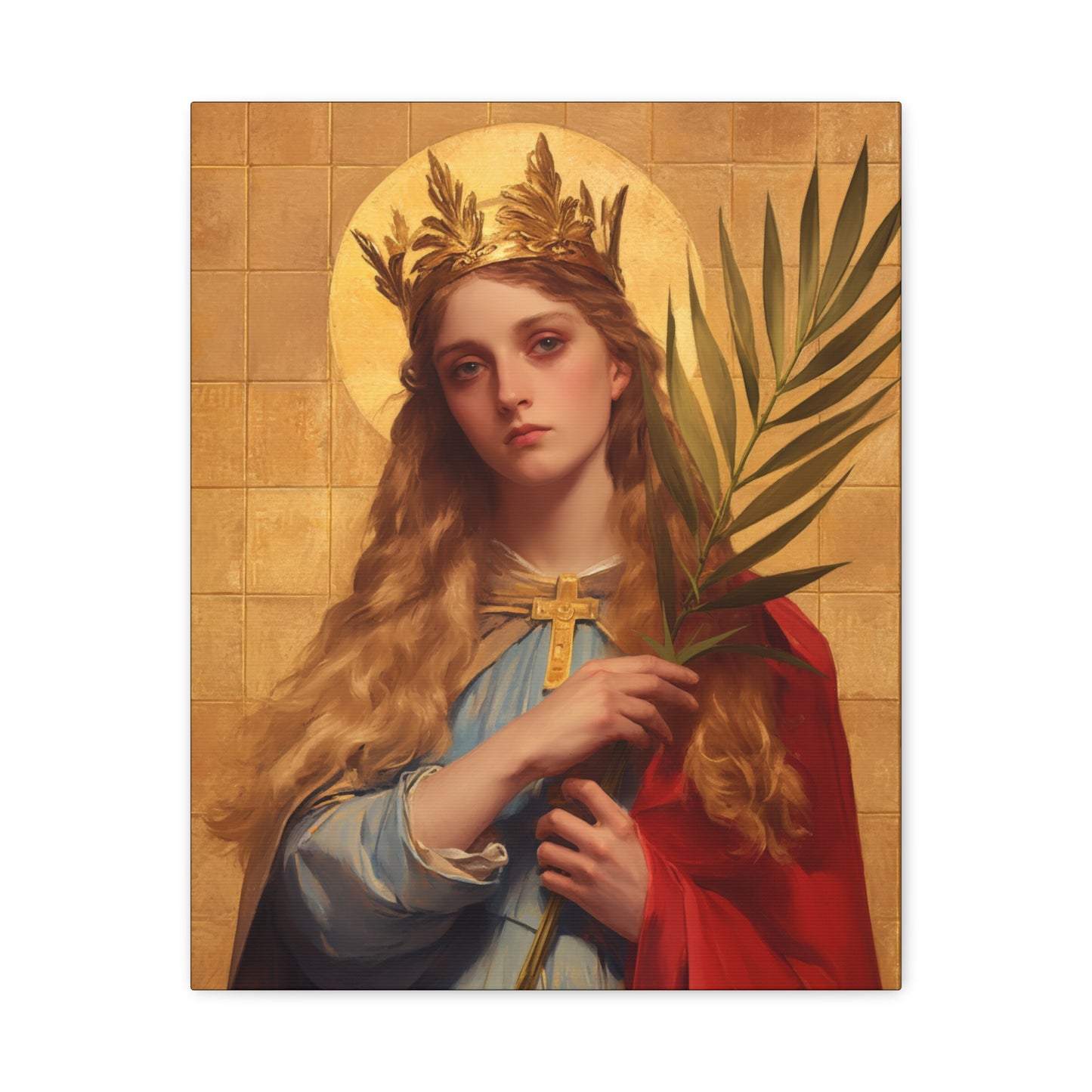 Saint Agrippina - Gallery Wrapped Canvas - Print - Religious Art for your Home - Catholic Art