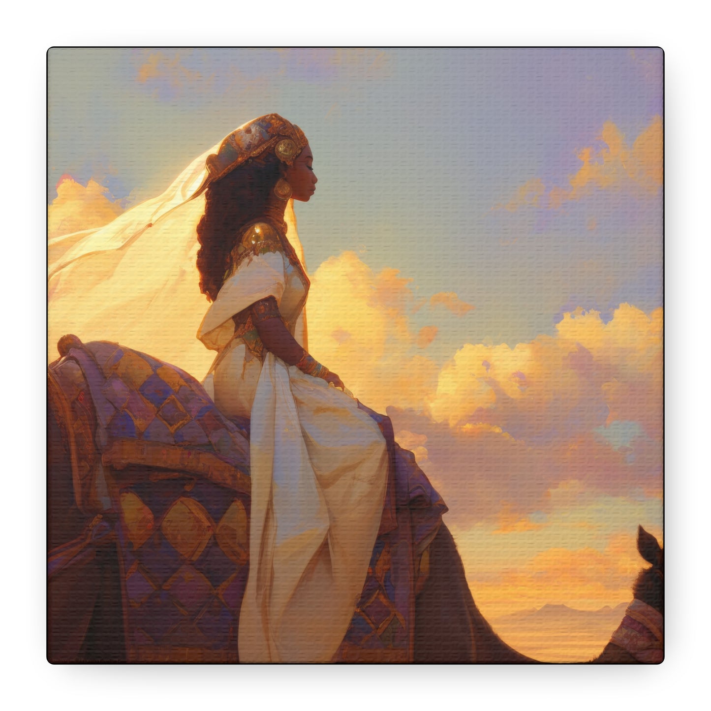 Queen of Sheba - Gallery Wrapped Canvas - Print - Religious Art for your Home - Catholic Art