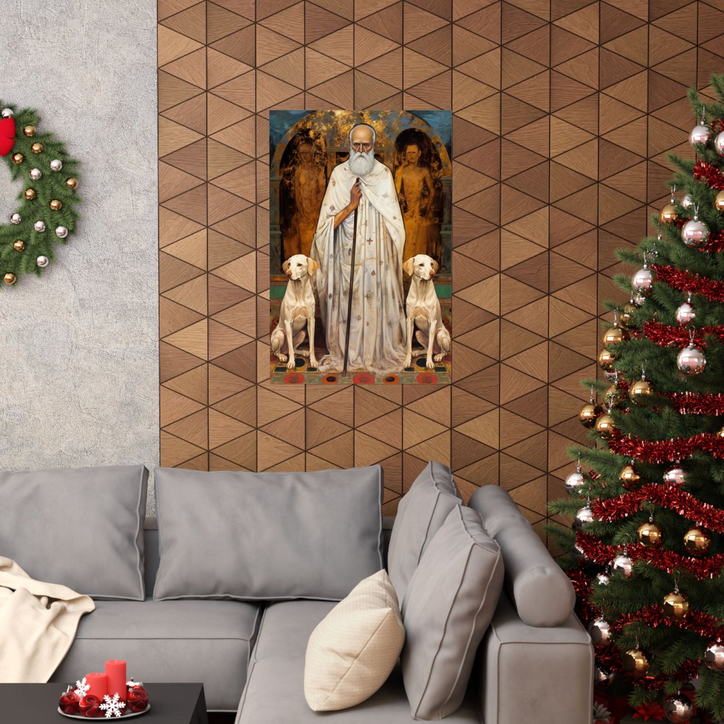 Saint Lazarus of Bethany - Sanctified Souls Print - Multiple Sizes - Premium Matte Vertical Posters