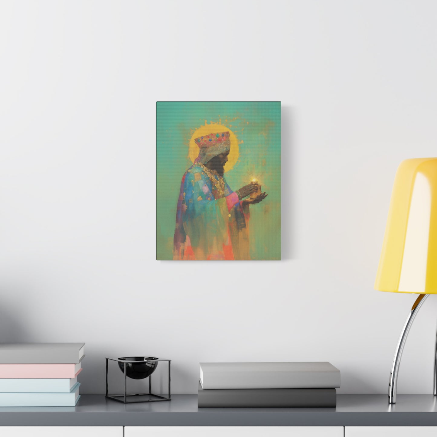 Balthazar and the Gift of Foretold Sorrow - 3 Wise Men - Gallery Wrapped Canvas - Print - Religious Art for your Home - Catholic