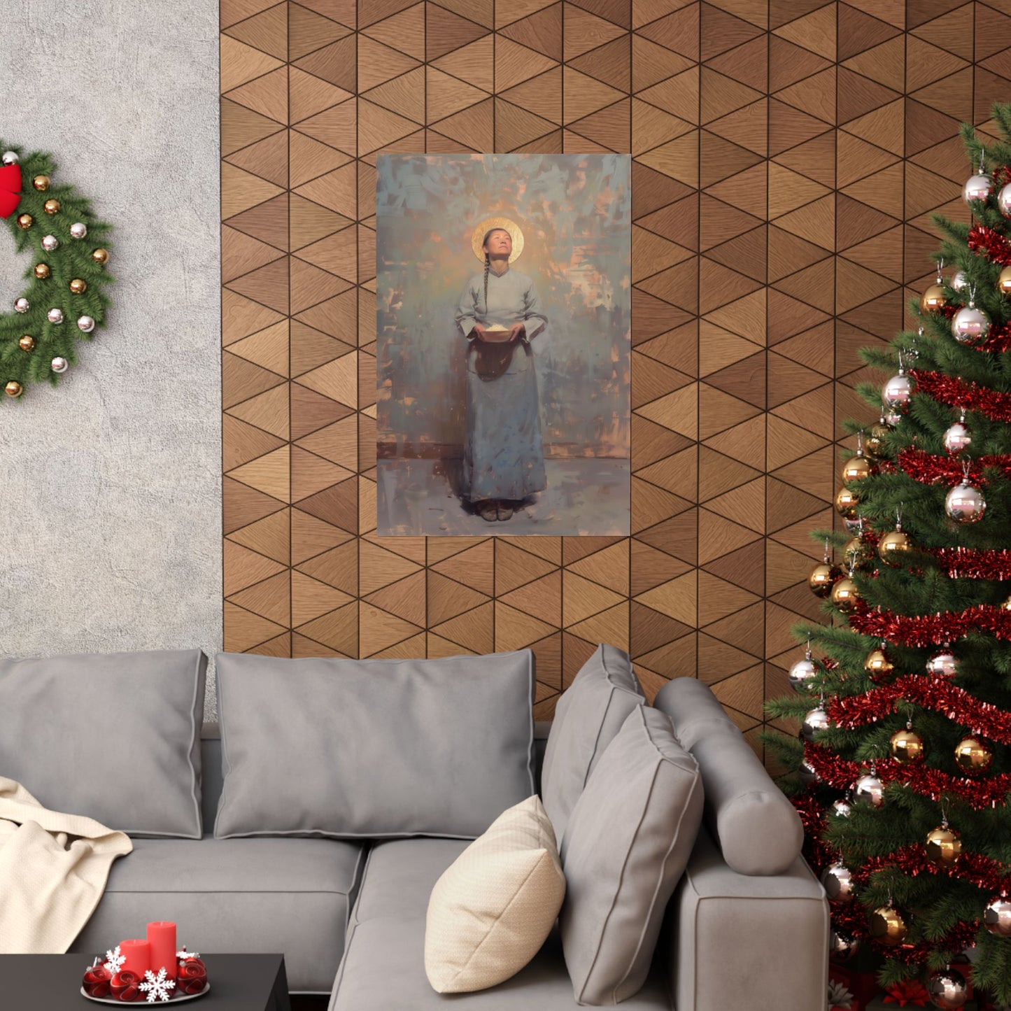 Saint Martha Wang - Chinese Martyr Saint  - Sanctified Souls Print - Multiple Sizes - Premium Matte Vertical Posters