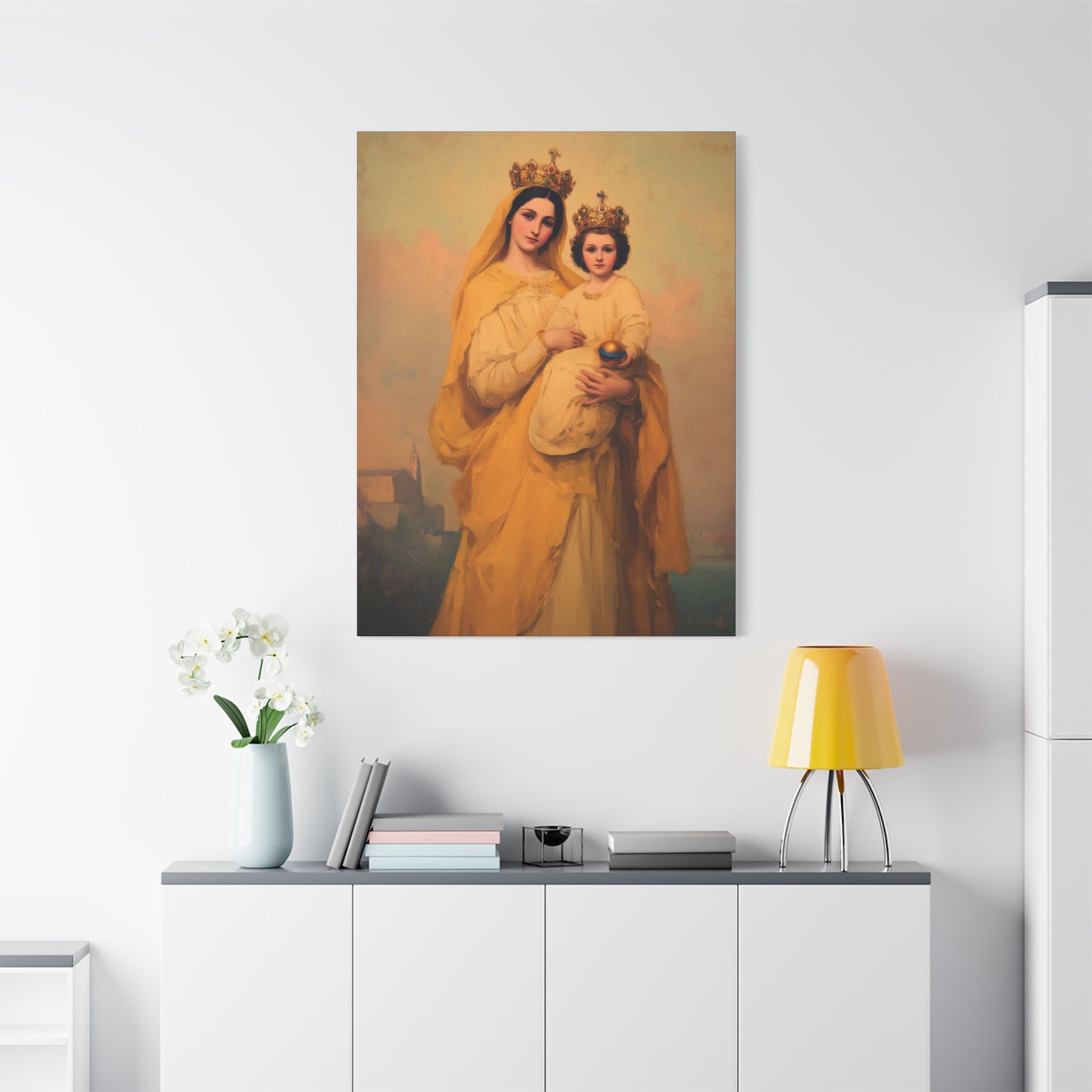 Our Lady of Prompt Succor - Gallery Wrapped Canvas - Print - Religious Art for your Home - Catholic