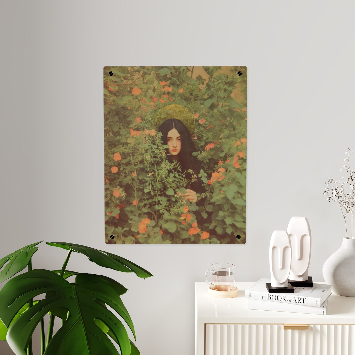 Saint Eve Acrylic Wall Art Panel - Ready to Hang Acrylic Print - Catholic Religious Art - Fine Art Print