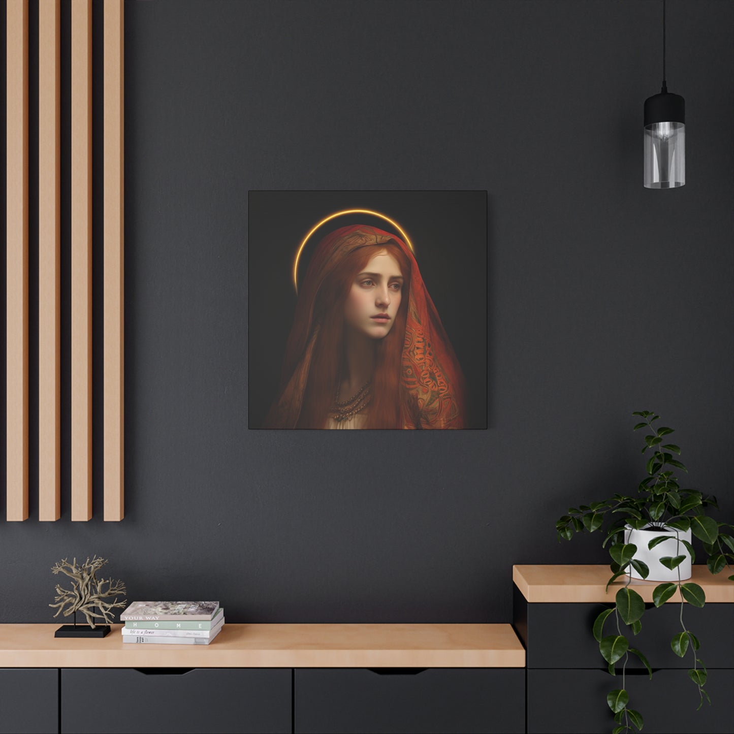 The Beloved Disciple - Mary Magdalene's Devotion - Museum Wrapped Canvas - Sanctified Souls Print - Religious Art for your Home