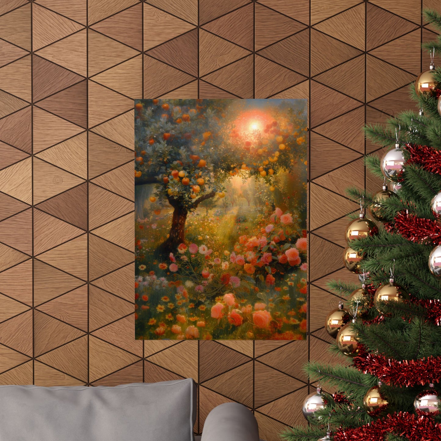 Eden in the Morning of the World - Sanctified Souls Print - Multiple Sizes - Premium Matte Vertical Posters