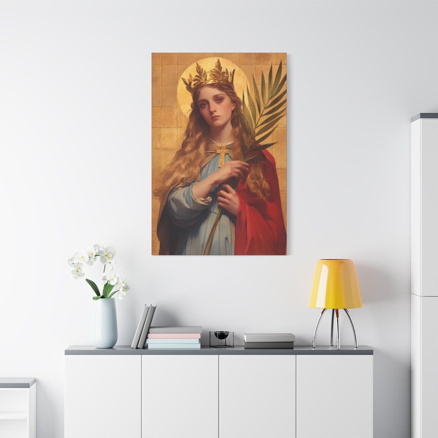 Saint Agrippina - Gallery Wrapped Canvas - Print - Religious Art for your Home - Catholic Art