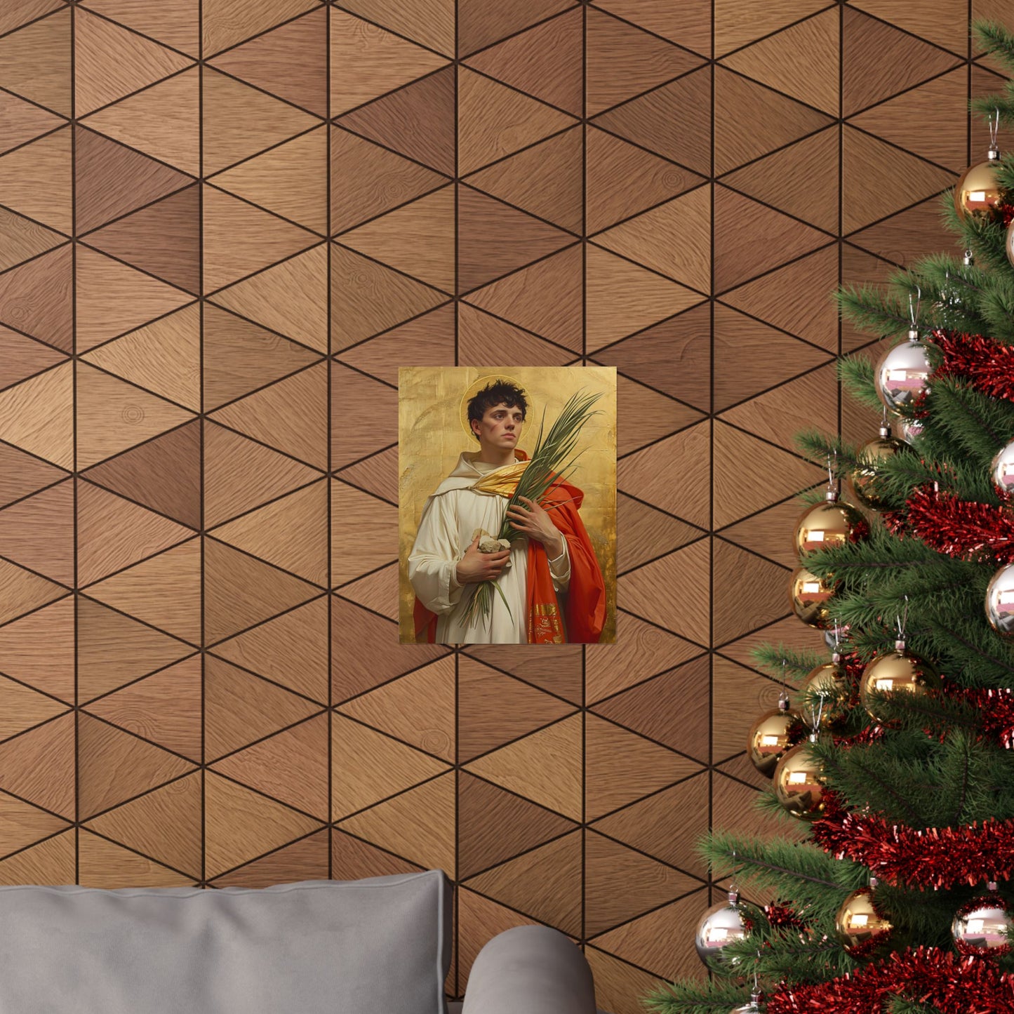 Saint Stephen - Sanctified Souls Print - Multiple Sizes - Premium Matte Vertical Posters