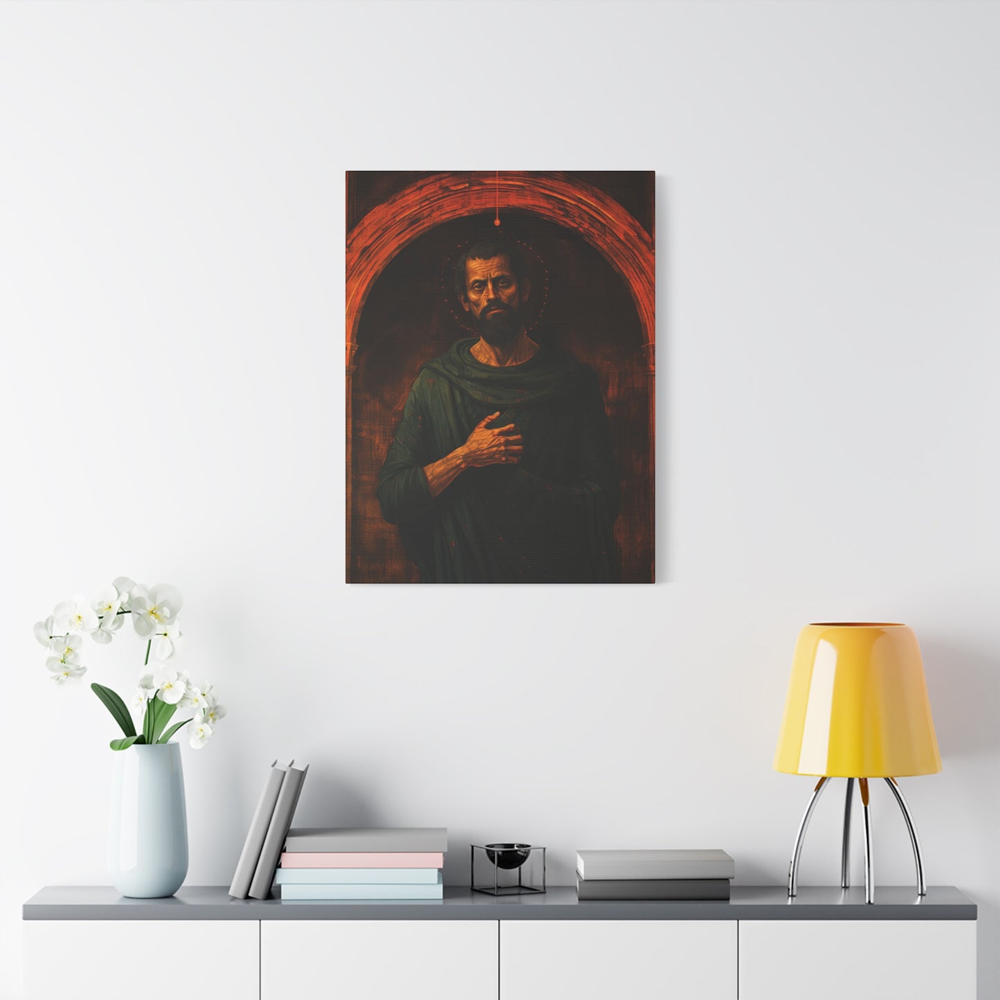 Saint Bartholomew Canvas Print - Multiple Sizes - Catholic Home art - Museum Wrapped Canvas - Sanctified Souls Print