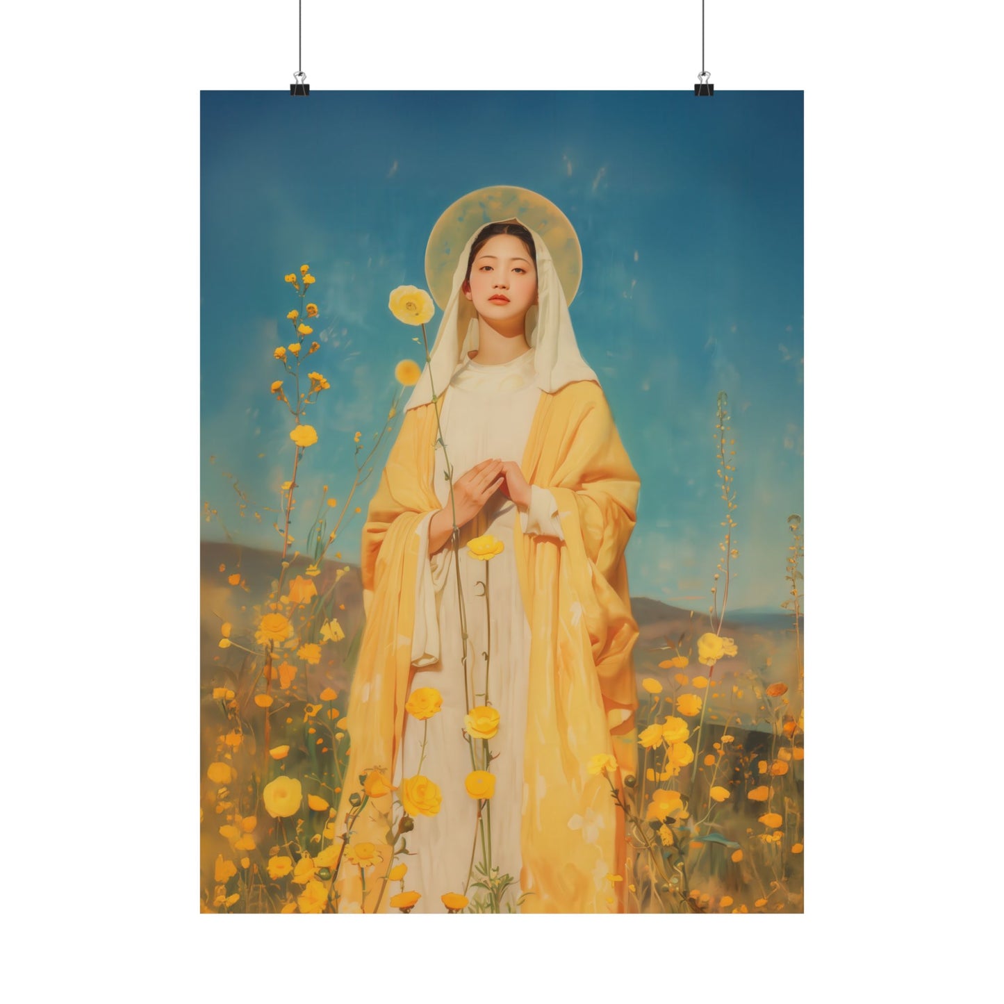 Saint Agatha Lin - Sanctified Souls Print - Multiple Sizes - Premium Matte Vertical Posters