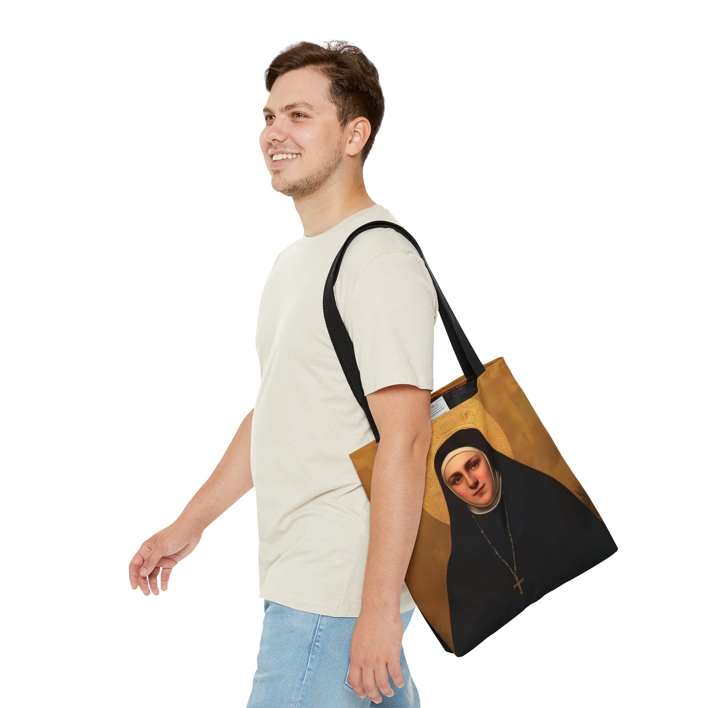 Saint Geltrude Caterina Comensoli - Tote Bag - Large Medium Small Faith Art Bag - Catholic Faith Purse