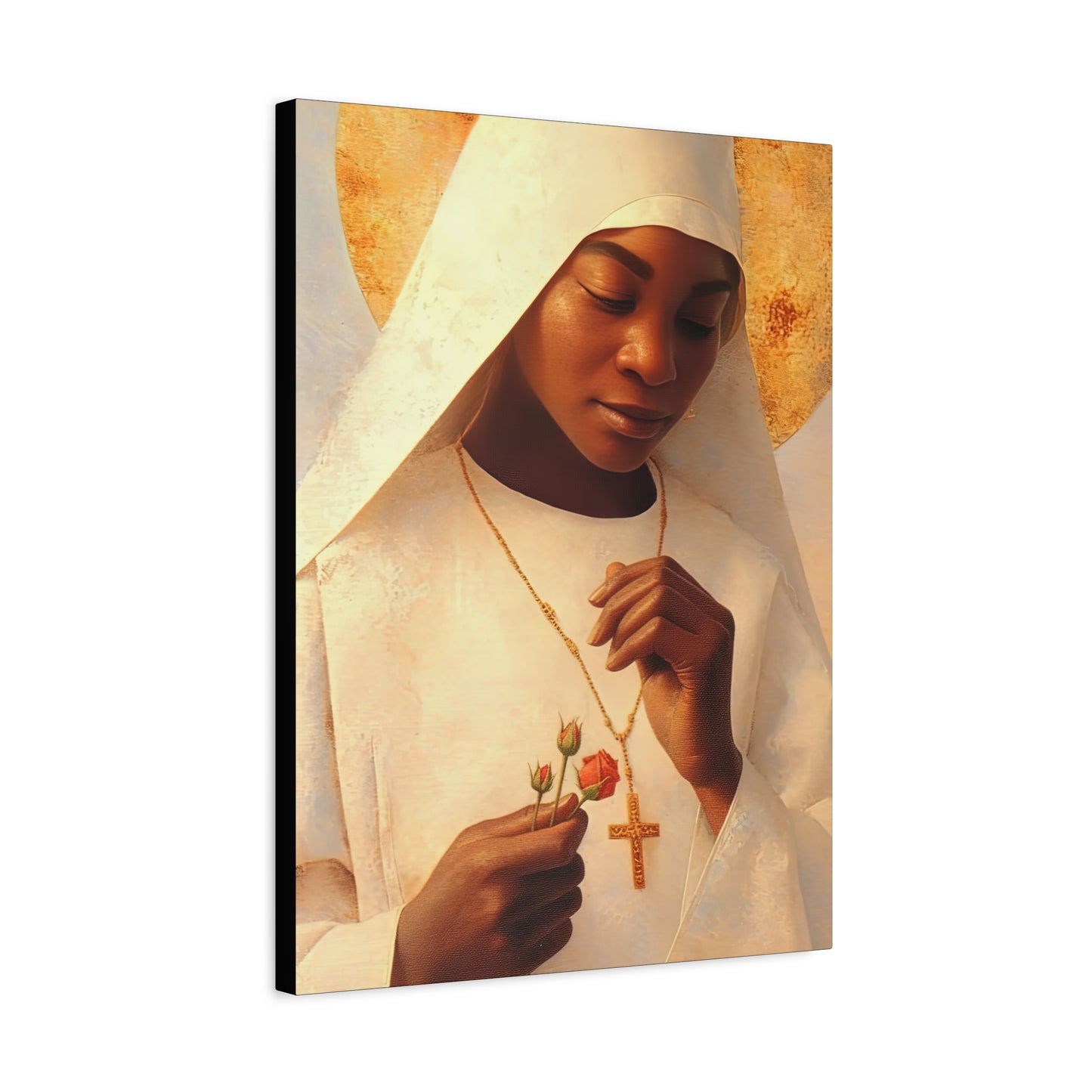 Blessed Marie-Clementine Anuarite Nengapeta - Gallery Wrapped Canvas - Print - Religious Art for your Home - Catholic art print