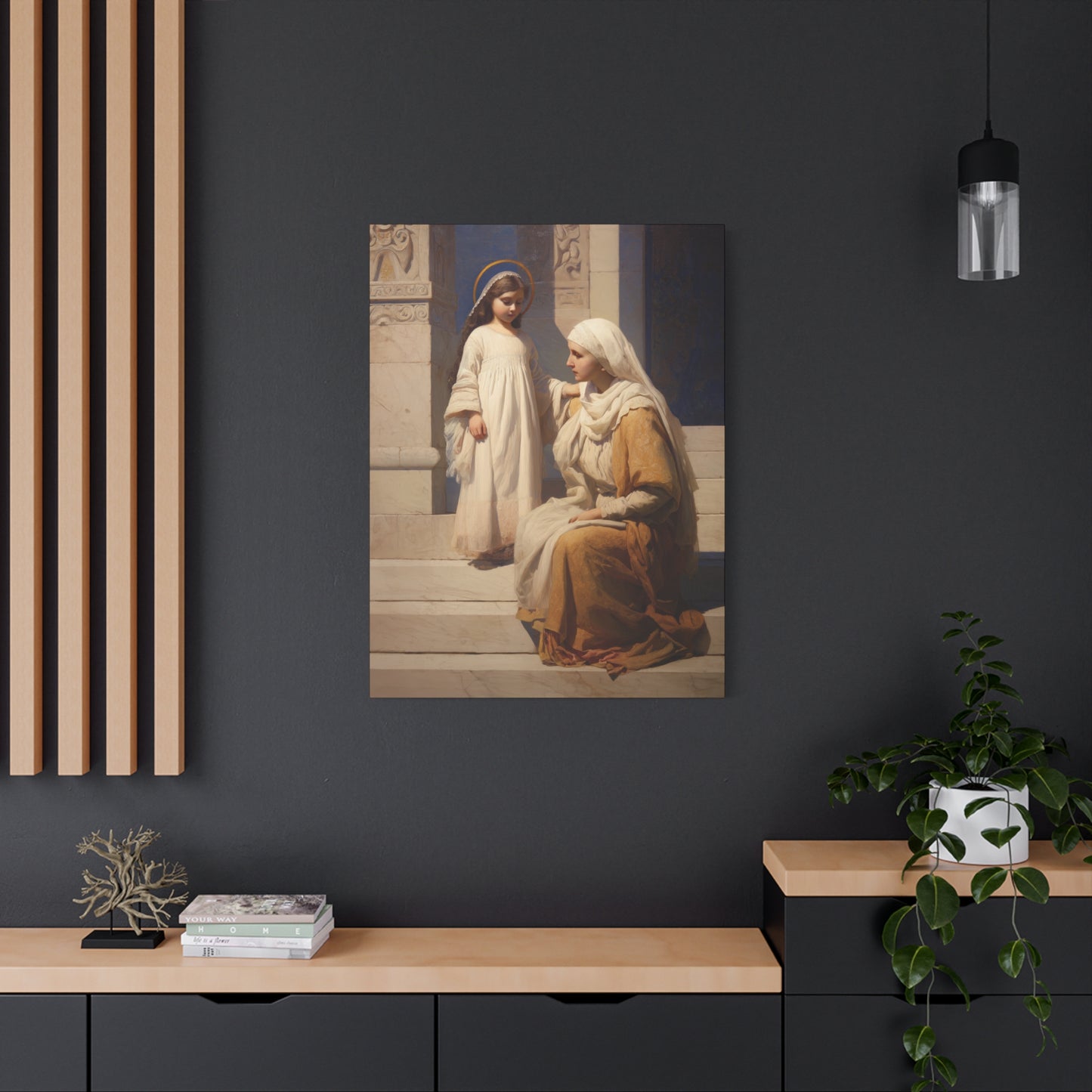 The Feast of the Presentation of the Blessed Mary - Gallery Wrapped Canvas - Print - Religious Art for your Home - Catholic