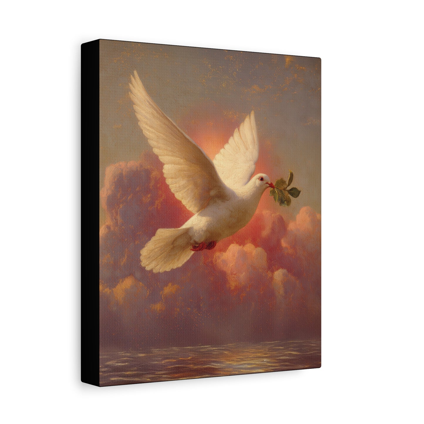 The Spirit Who Restored the Horizon - Holy Spirit - The Dove- Gallery Wrapped Canvas - Print - Religious Art for your Home - Catholic