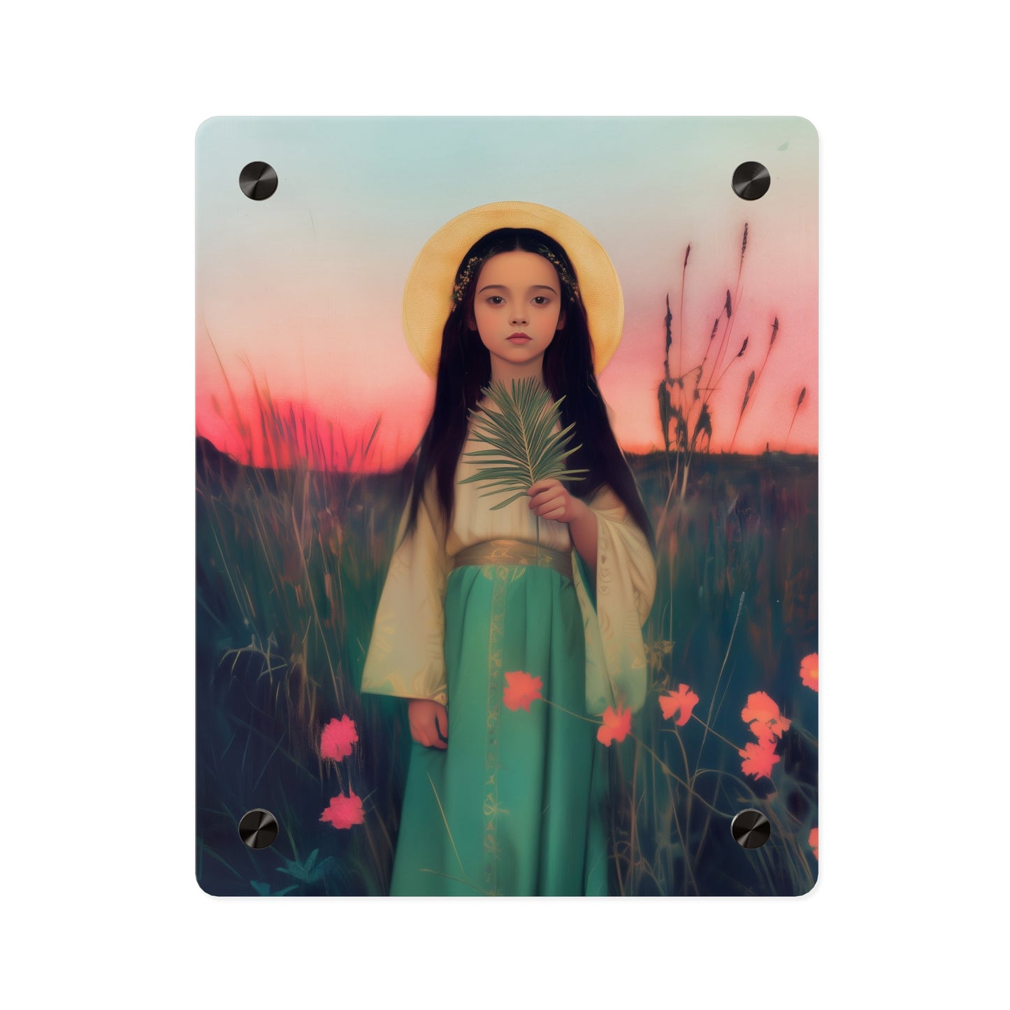 Saint Charity Wall Art Panel - Ready to Hang Acrylic Print - Catholic Saint Art - Patron Saint Print - Martyr of the Church