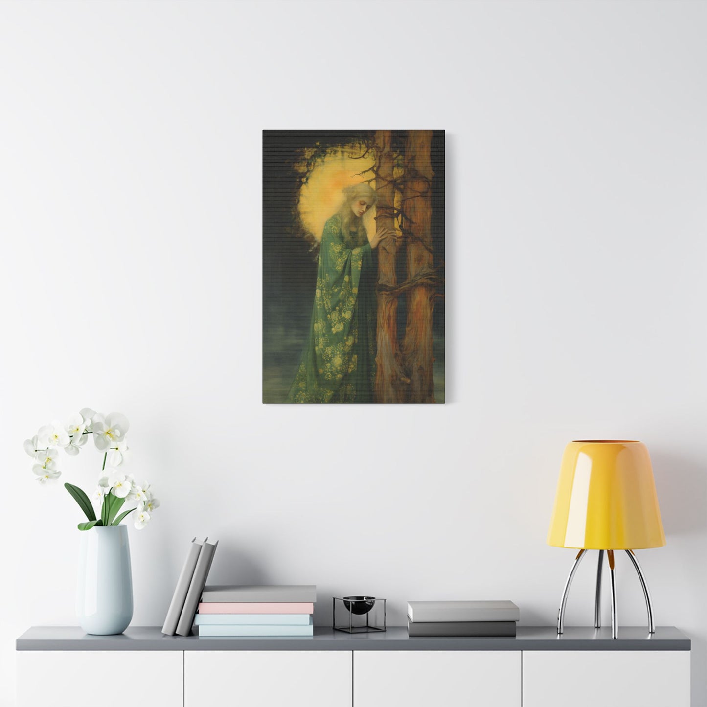 Saint Afra Canvas Print - Multiple Sizes - Catholic Home art - Gallery Wrapped Canvas - Sanctified Souls Print