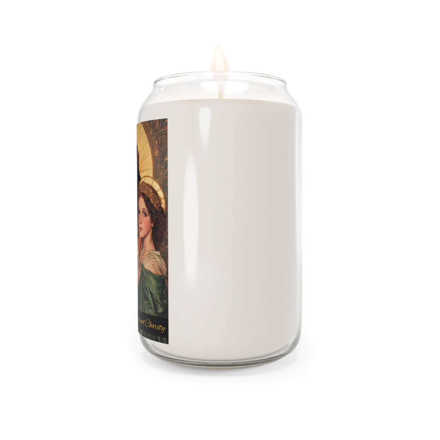 Saints Sophia, Faith, Hope and Charity - Scented Prayer Candle, 13.75oz -  Candle - Catholic Art - prayer room Scented Candle - Saint Art