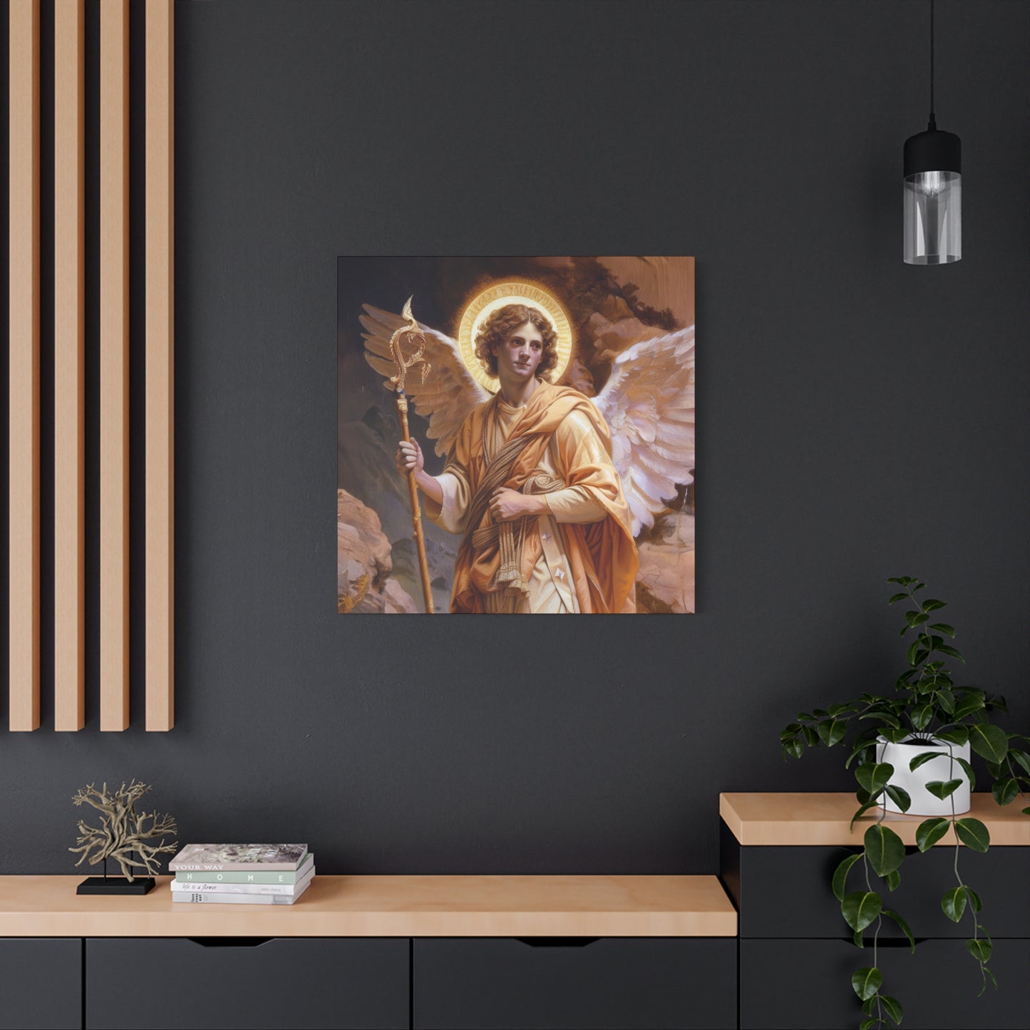 Saint Raphael the Archangel - Gallery Wrapped Canvas - Print - Religious Art for your Home - Catholic