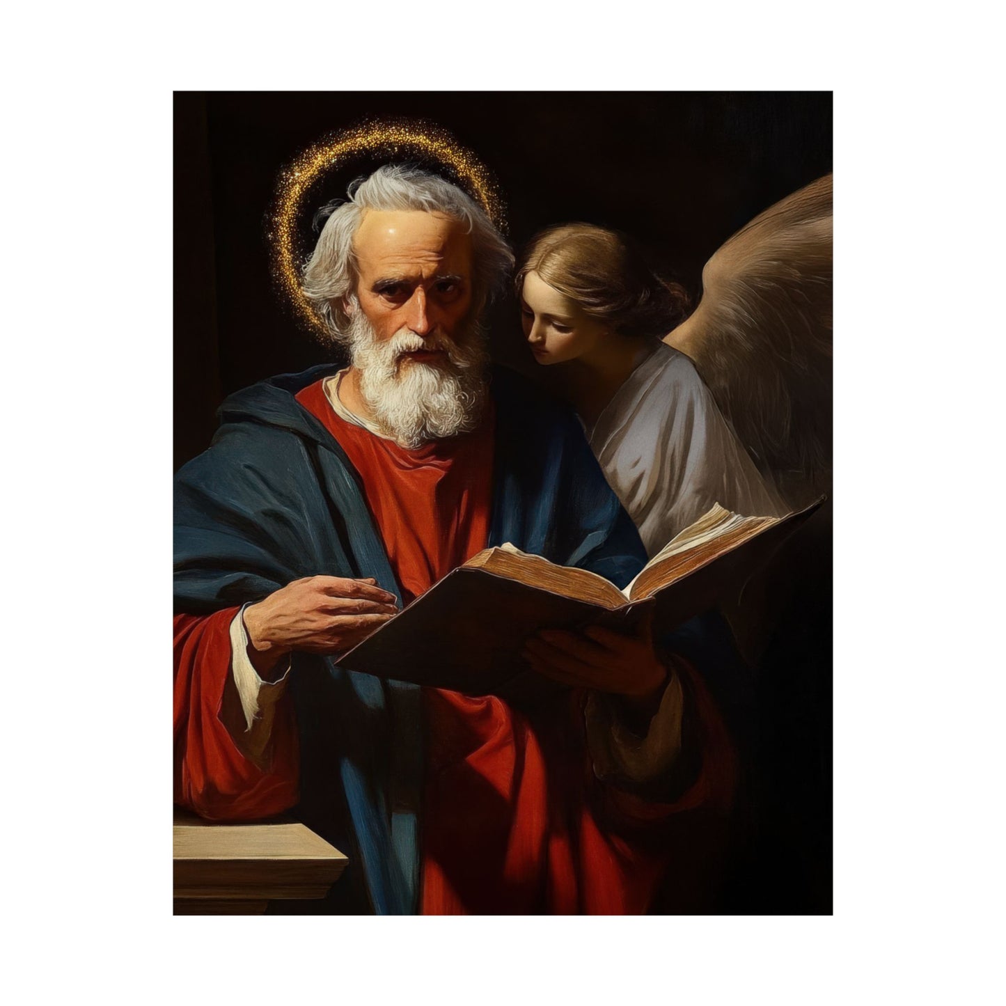 Saint Matthew the Apostle - Sanctified Souls Print - Multiple Sizes - Premium Matte Vertical Posters