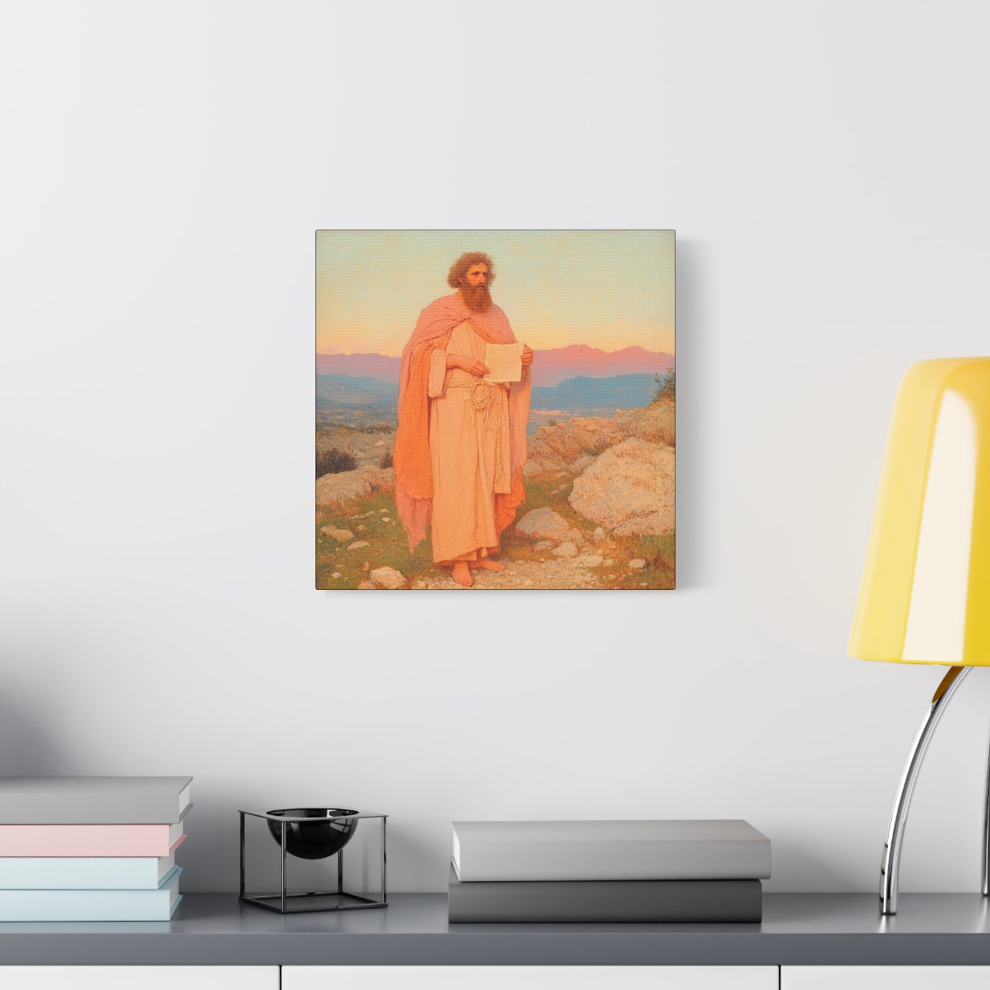 Obadiah - Keeper of the Lord's Warning and Mercy - Gallery Wrapped Canvas - Print - Religious Art for your Home - Catholic Art