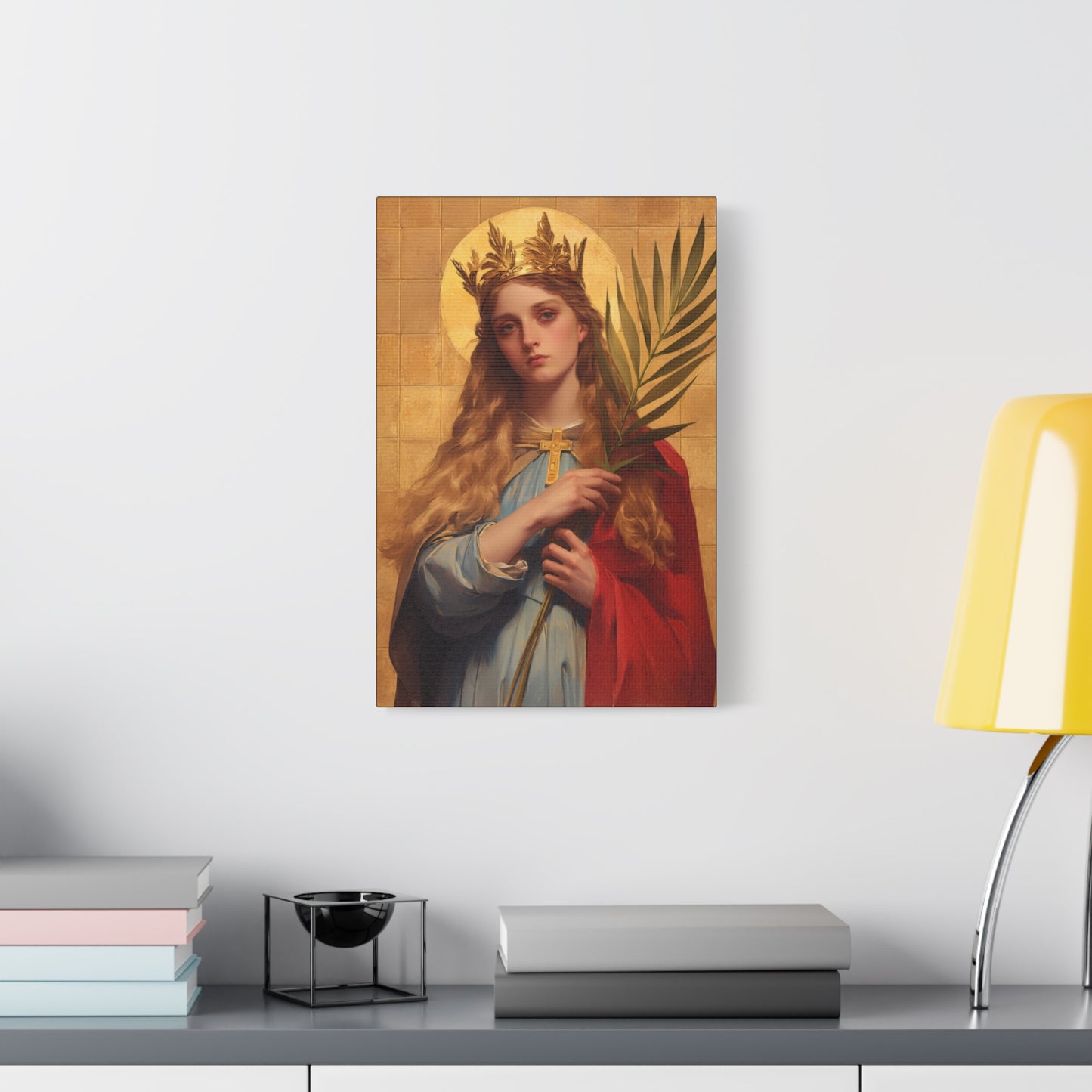 Saint Agrippina - Gallery Wrapped Canvas - Print - Religious Art for your Home - Catholic Art