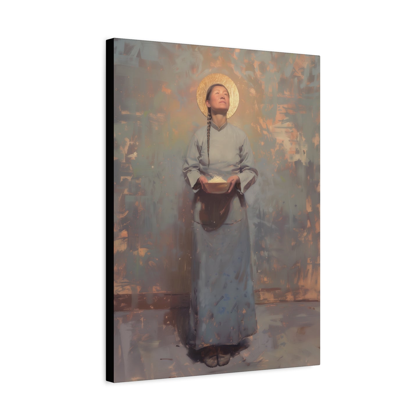 Saint Martha Wang - Chinese Martyr Saint  - Gallery Wrapped Canvas - Print - Religious Art for your Home - Catholic Art
