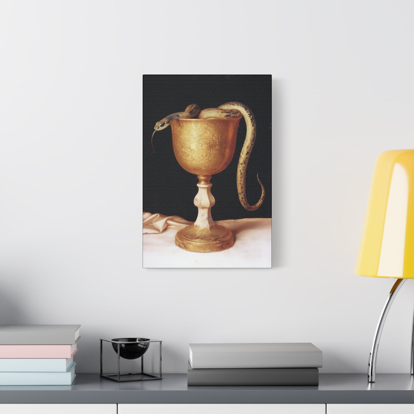 Saint John's Chalice - Gallery Wrapped Canvas - Print - Religious Art for your Home - Catholic