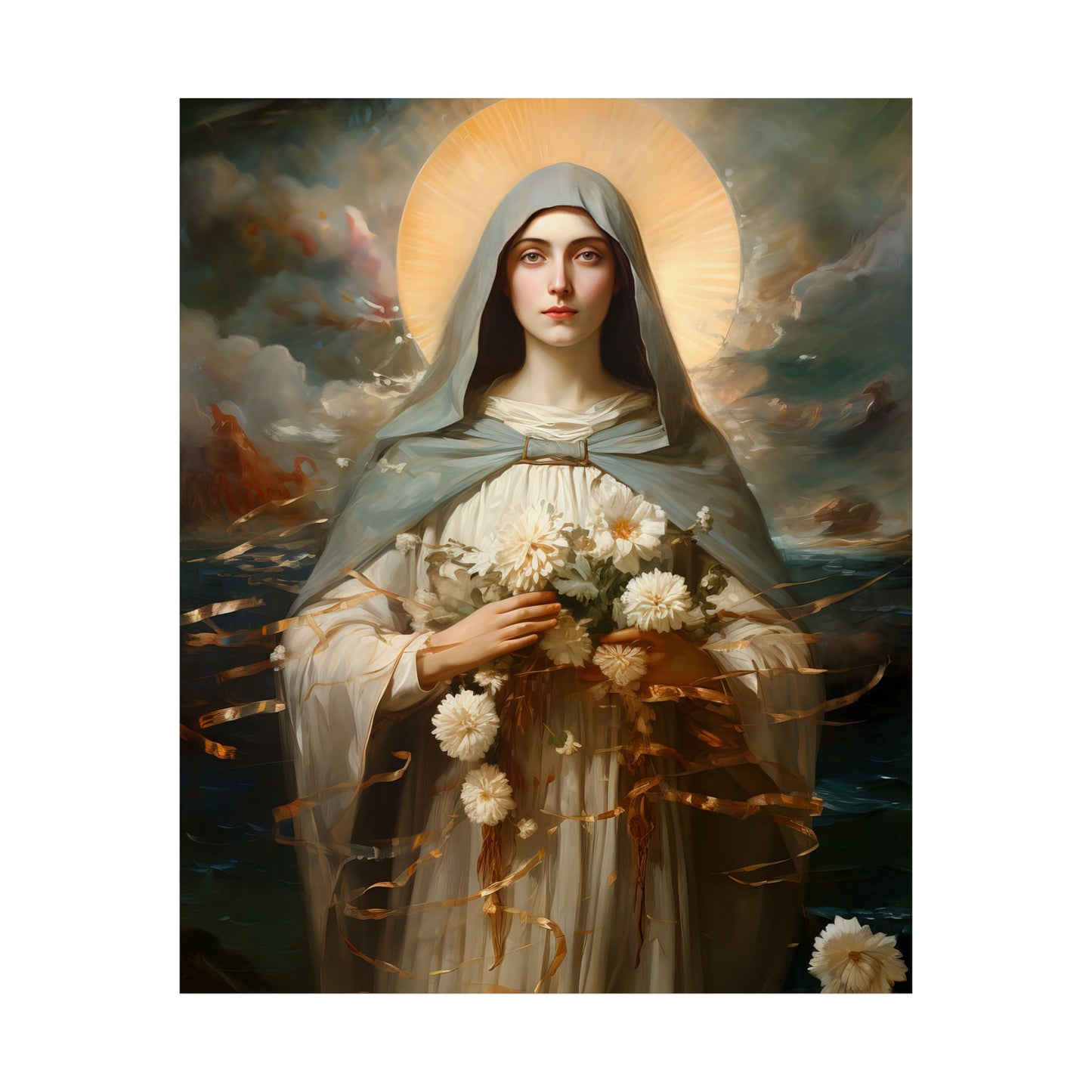 Saint Rose Venerini - Sanctified Souls Print - Multiple Sizes - Premium Matte Vertical Posters