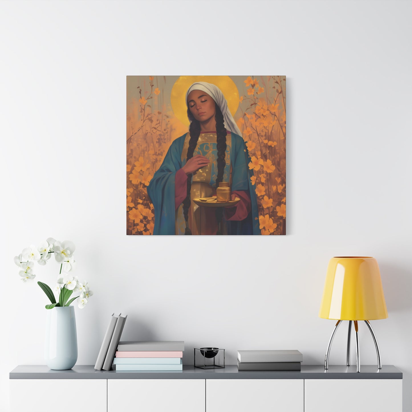 Saint Hermione of Ephesus - Gallery Wrapped Canvas - Print - Religious Art for your Home - Catholic Art Print