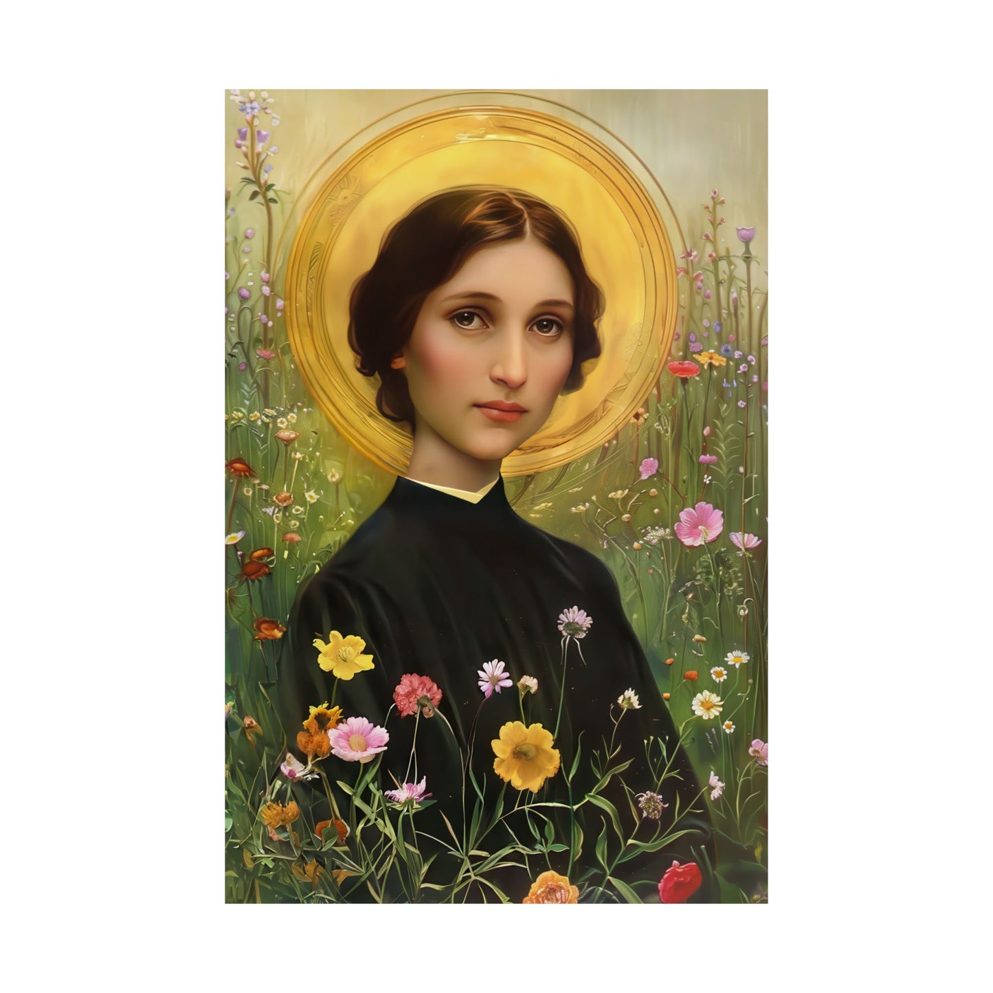 Saint Bartolomea Capitanio Poster Print - Sanctified Souls Print - Multiple Sizes - Premium Posters - Catholic Art for your home