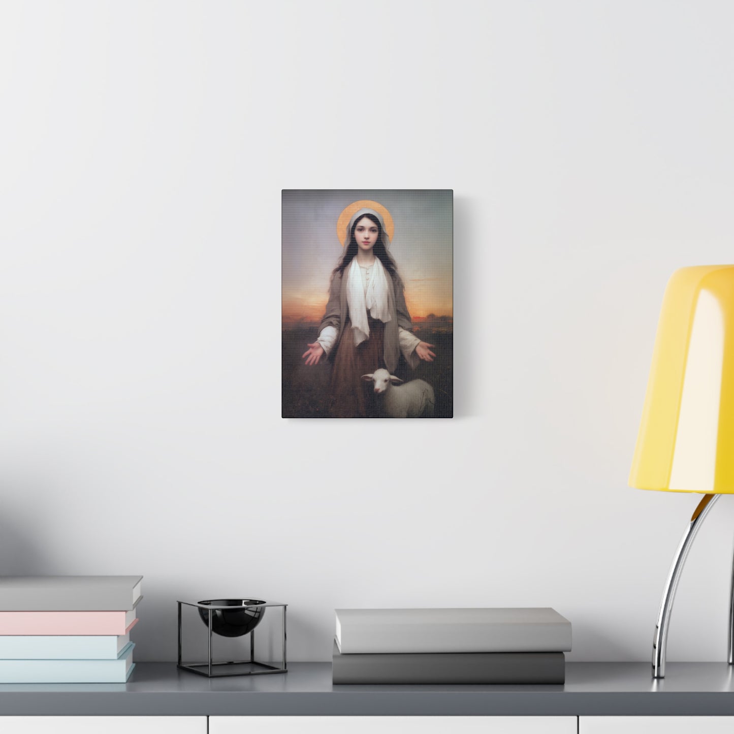 Saint Germaine Cousin - Gallery Wrapped Canvas - Print - Religious Art for your Home - Catholic Art