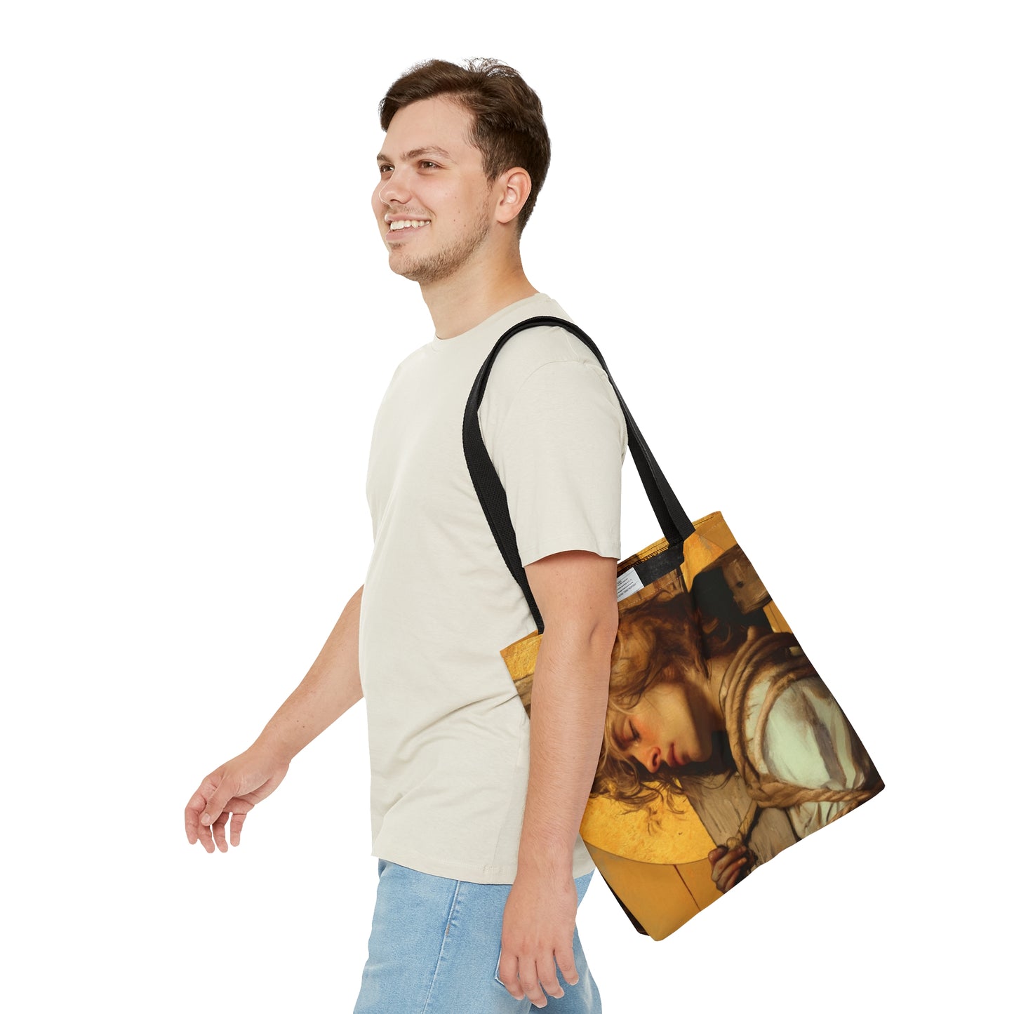Saint Dismus, The 'Good Thief' - Tote Bag - Large Medium Small Faith Art Bag - Catholic Faith Purse