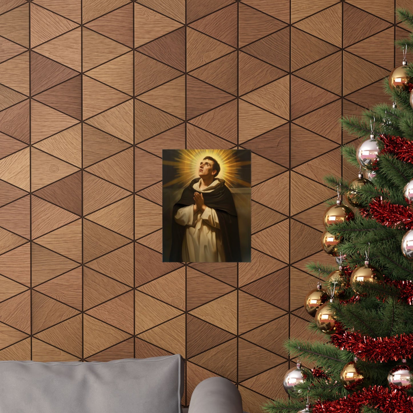 Saint Thomas Aquinas  - Sanctified Souls Print - Multiple Sizes - Premium Matte Vertical Posters
