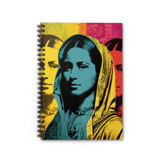 Our Lady of Guadalupe Journal - Sanctified Souls Art - Religious Based Notebook - Spiral Notebook - Ruled Line