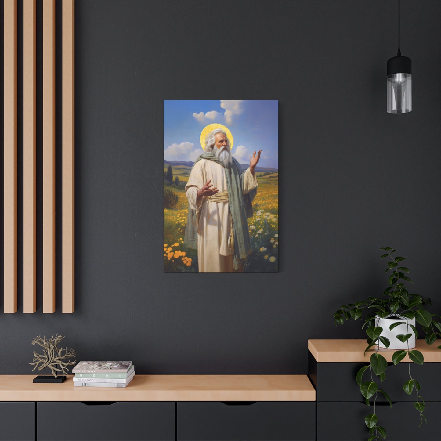 Saint Hilary of Arles - Gallery Wrapped Canvas - Print - Religious Art for your Home - Catholic Art Print