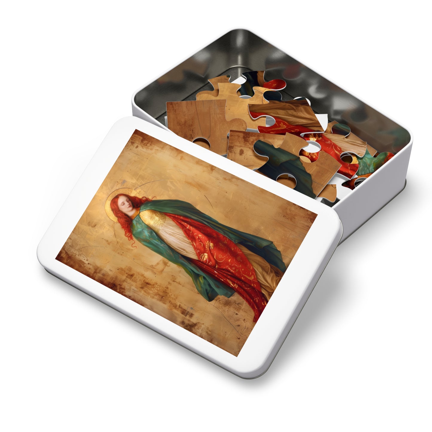 Resilient Spirit - Mary Magdalene's Faithful Path - Puzzle and Keepsake Tin - Religious (30, 110, 252, 500,1000) - Religious - Catholic