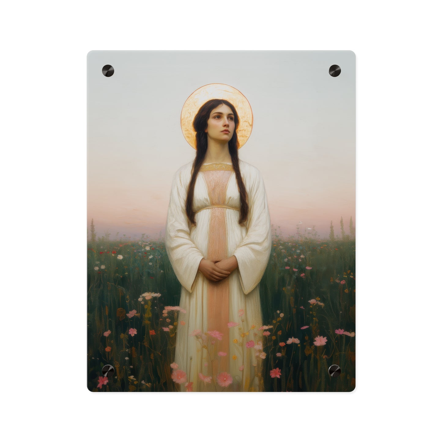 Saint Sabina Wall Art Panel - Ready to Hang Acrylic Print - Catholic Saint Art - Patron Saint Print - No Frame needed