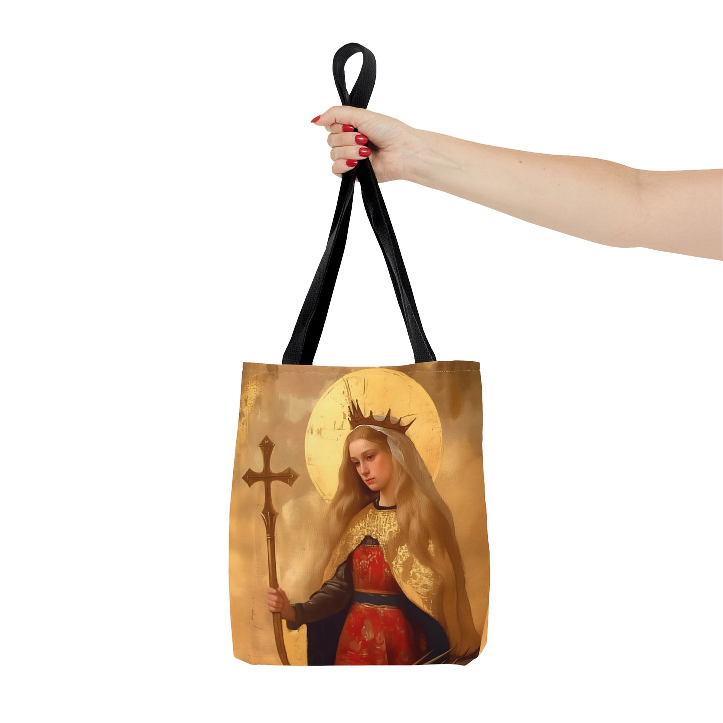 Saint Margaret of Antioch Tote Bag - Large Medium Small Faith Art Bag - Catholic Faith Purse - Religious Carry All