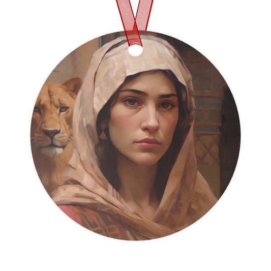 Saint Daria - Religious Holiday Christmas Ornament and Keepsake - Double sided Keepsake Religious Ornament
