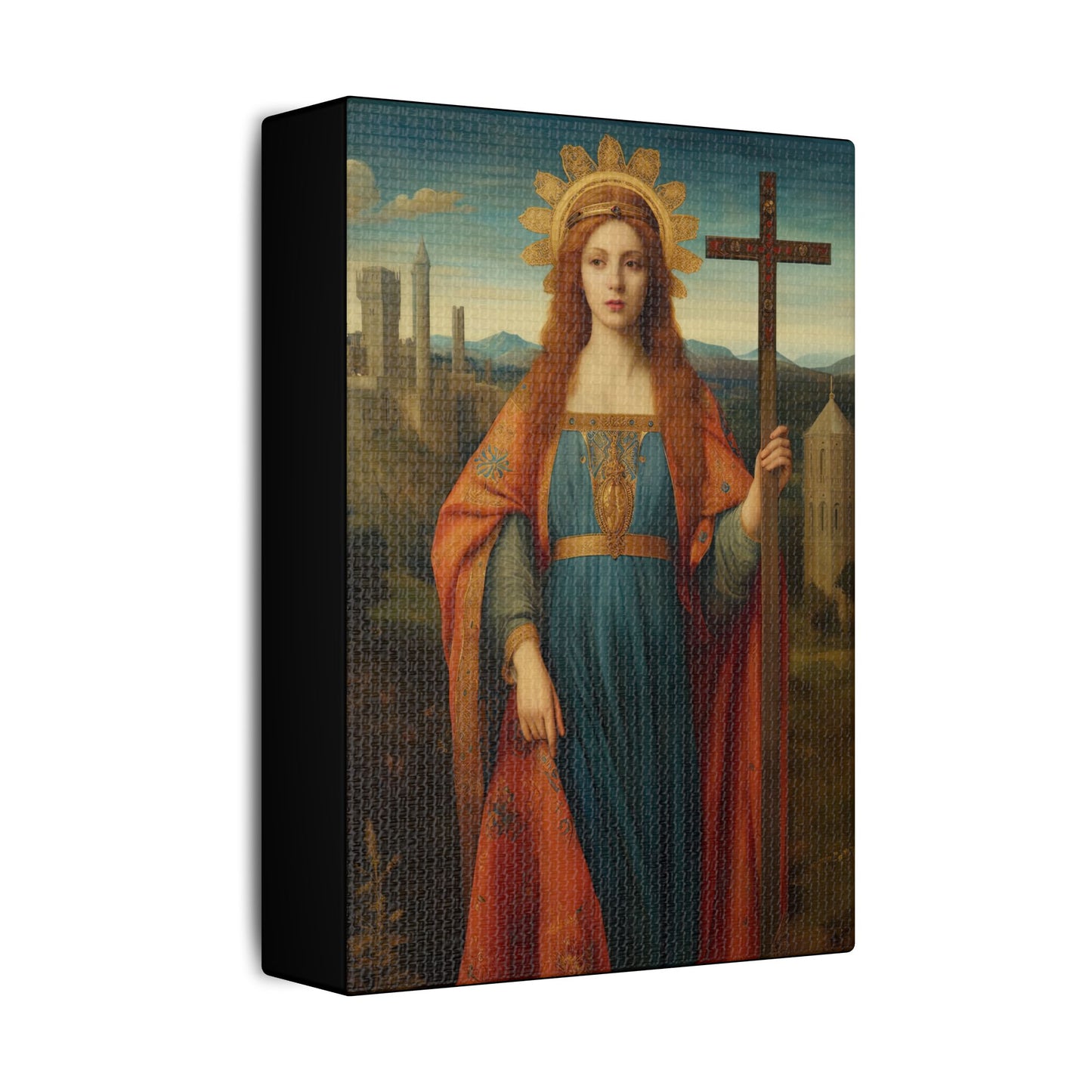 Saint Helena Canvas Print - Multiple Sizes - Catholic Home art - Museum Wrapped Canvas - Sanctified Souls Print