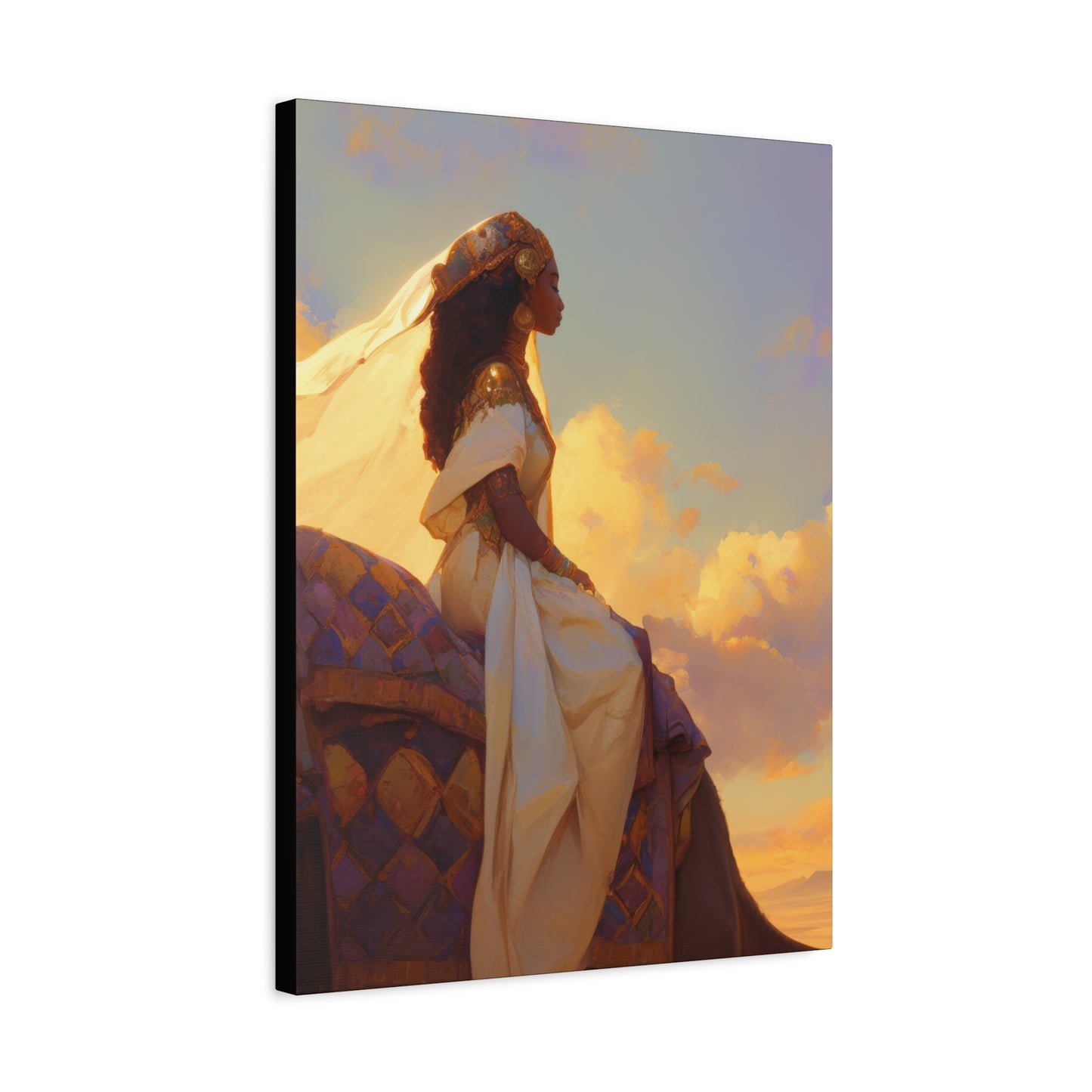 Queen of Sheba - Gallery Wrapped Canvas - Print - Religious Art for your Home - Catholic Art