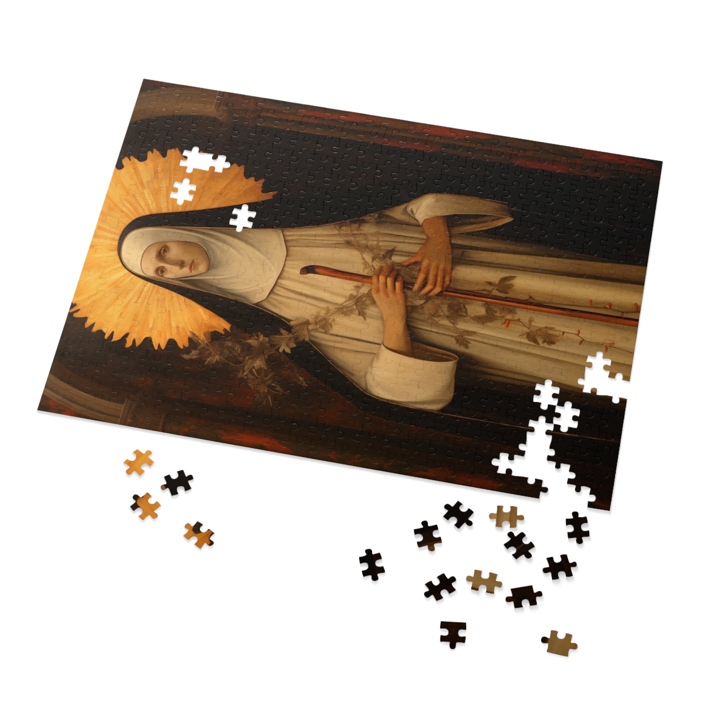 Saint Margaret of Castello - Puzzle and Keepsake Tin - Jigsaw Puzzle (30, 110, 252, 500,1000-Piece) - Religious Puzzle