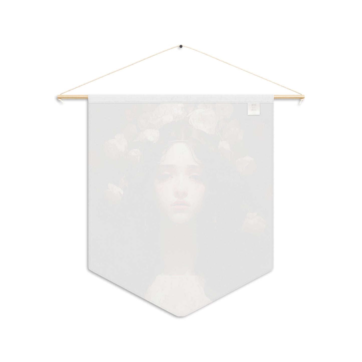 Saint Flora Wall Banner / Wall Hanging - Prayer room art - Catholic Home Art - Large Saint Art for your home - 18" x 21"